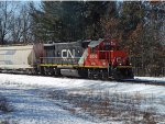 CN (GTW) GP38-2 5836 in Whiting, WI_3-10-18